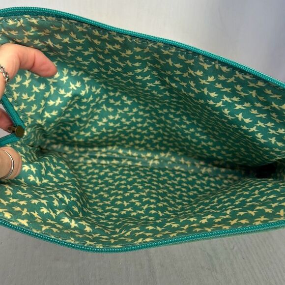 Fossil iPad Cover Coated Canvas Makeup Case Floral - Picture 5 of 7